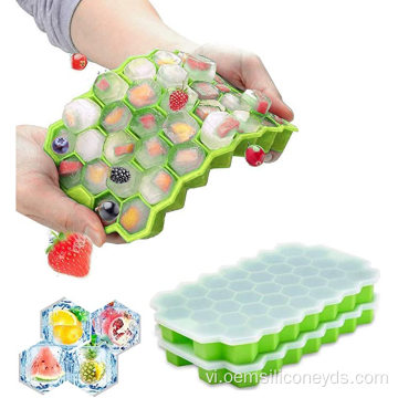 Tùy chỉnh thực phẩm Lớp Silicone Mini Ice Cube Khay